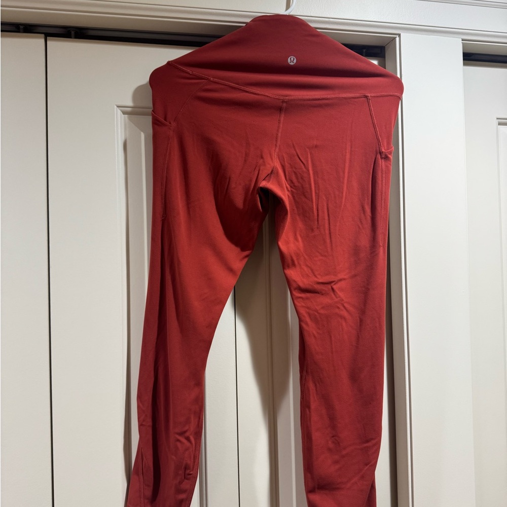 lululemon athletica Red Leggings